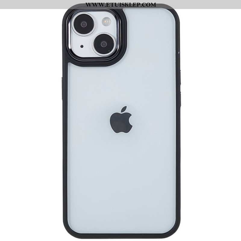 Etui do iPhone 14 Plus Akrylowe Krawędzie Silikonowe